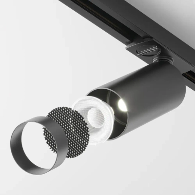 Трековый светильник Фокус / Focus LED Unity 4000K 12Вт 50°, TR021-1-12B4K-W-B. TM Maytoni