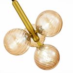 SLE220323-04 Люстра подвесная Золото/Янтарный G9 4*5W -