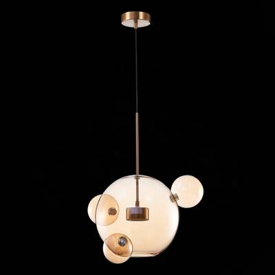 SL1133.303.01 Светильник подвесной ST-Luce Латунь/Коньячный LED 1*10W 3000K