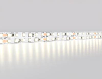 Светодиодная лента двухрядная GS3702 2835 240Led /24W m/ 24V IP20 4500K/ 5000*14*1.2mm/ кратность резки 50mm (2 конт.)