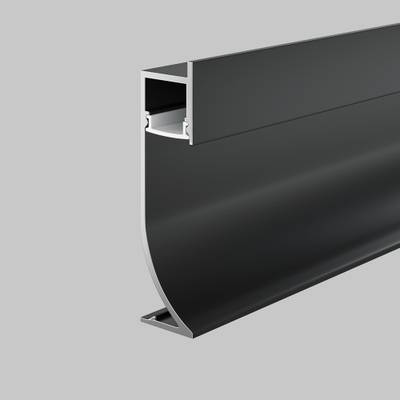Алюминиевый профиль плинтус с подсветкой 53x14, ALM-5314-B-2M. TM Maytoni