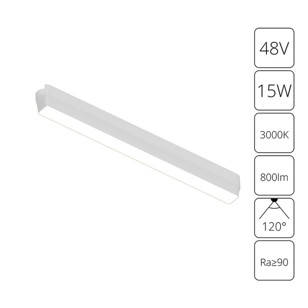 Магнитный трековый светильник Arte Lamp RAPID A1168PL-1WH, 1хLED
