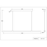 Подвесная люстра Cuero 4111-1P. ТМ Favourite