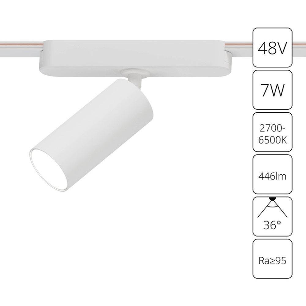 Магнитный трековый светильник Arte Lamp RAPID SMART A2956PL-1WH, 1хLED