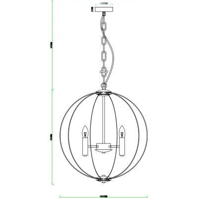 Подвесная люстра Arte Lamp CASTULA A7013SP-6BK, 6хE14