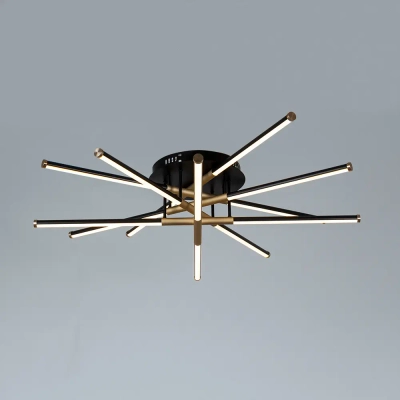Потолочная люстра Arte Lamp FERNANDO A2199PL-6BK, 1хLED