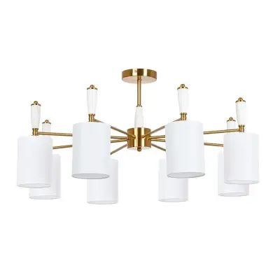 Люстра на штанге Arte Lamp WAVERLEY A4102PL-8PB, 8хE14