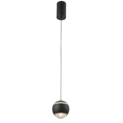 Светильник подвесной Crystal Lux CARO SP LED BLACK 1342/201