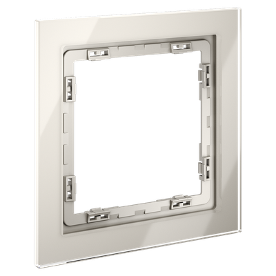 VLS110103 Рамка стеклянная VOLTUM S70 на 1 пост, (кашемир, стекло) (ТМ Maytoni)