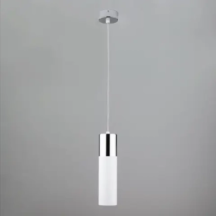 Светильник лофт подвесной со светодиодами 50135/1 LED хром/белый, LED