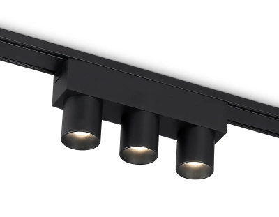 Светильник светодиодный трековый для шинопровода Magnetic Ultra Slim GV1504/3 BK черный IP20 6W 4200K 48V 24° 122*26*55