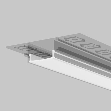 Рассеиватель для профиля 61×14 (Белый, 10 м), ALM-6114-O-DF-10M 642015. TM Maytoni