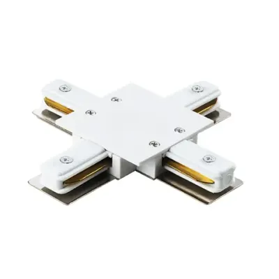 501146 Соединитель д/встраиваемых треков однофазный BARRA X-образный БЕЛЫЙ Lightstar