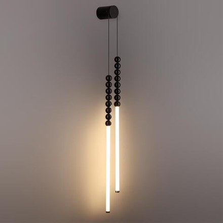 7149/16WL HIGHTECH ODL26 223 светильник черный/акрилл/металл IP20 LED 16W 1200Лм 3500K 300° 220V MONELLA