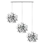 L3PL721134 Подвес тройной линейный EXTRA 3x3x5W(led) G9  (721134 - 3 + 572124 -1) ХРОМ Lightstar