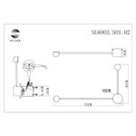 SL6003.501.02 Светильник настенный ST-Luce Белый/Белый LED 2*4W 4000K