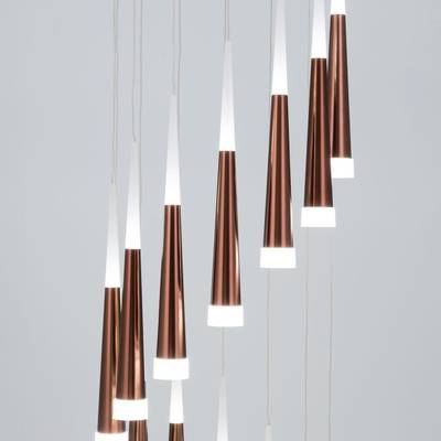 Citilux Вегас CL227143 LED Люстра каскадная Коричневая