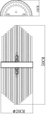 Настенный светильник Arte Lamp ACAPULCO A1007AP-2GO, 2хG9