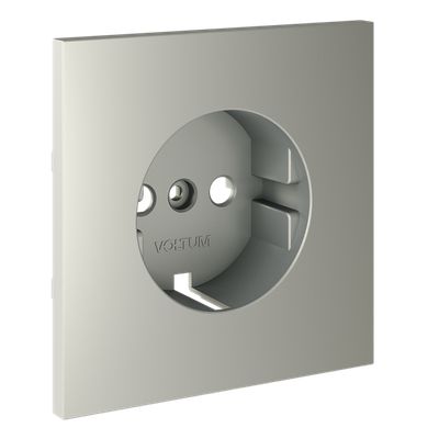 VLS000605 Накладка для розетки с заземлением, S70 (сталь). (ТМ Maytoni)