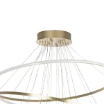 736483 Люстра ROTONDA 293W LED 8471LM 120G ЗОЛОТО 3000K