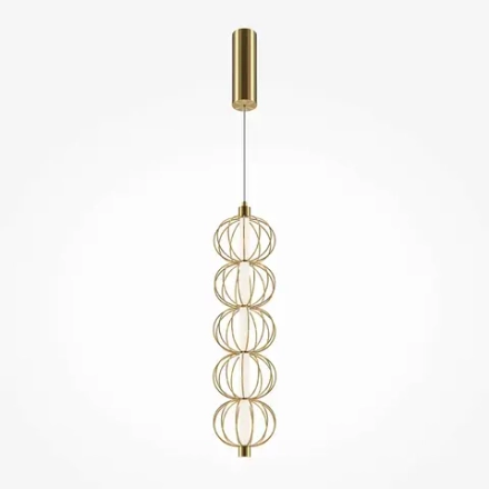 Подвесной светильник Золотая клетка / Golden Cage 3000К 17Вт, MOD216PL-L10G3K. TM Maytoni