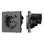 Механизм розетки с USB зарядкой SCT-TENDO-MUAC-SFPL-GR (230V, 16A) (Arlight, -)