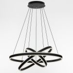 Citilux Дуэт CL719681 LED Люстра подвесная с пультом Чёрная
