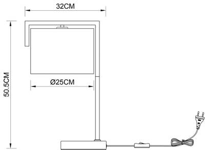 Декоративная настольная лампа Arte Lamp APEROL A5031LT-1PB, 1хE27