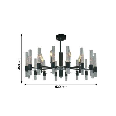 Потолочная люстра Supreme 2490-8P, 8*E14*40W. ТМ F-Promo