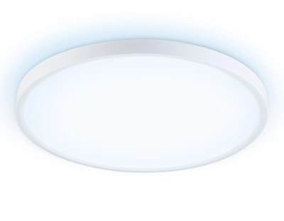 Потолочный светодиодный светильник FZ3005 WH белый IP44 33W+10W 6400+6400К D375*40 (Без ПДУ)