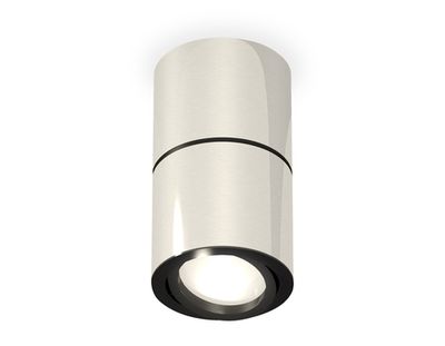 Комплект накладного поворотного светильника XS7405040 PSL/PBK серебро полированное/черный полированный MR16 GU5.3 (C7405, A2071, C7405, N7002)