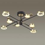 4321/63CL MIDCENT ODL22 347 металл/черный с бронзой Потолочный светильник IP20 LED 58W 2622Лм DENZEL