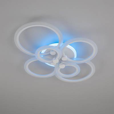 Citilux Сента CL237B160E RGB Люстра с пультом Белая