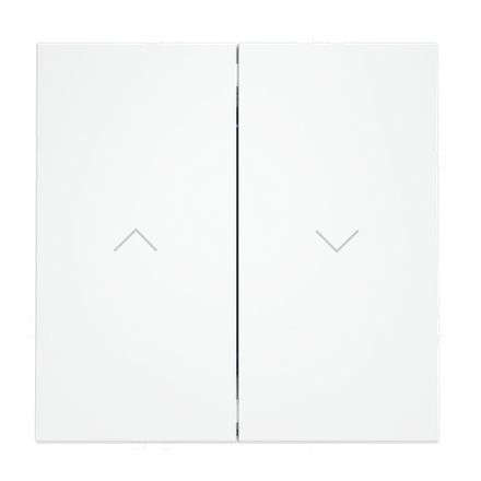 VLS020702 Выключатель встраиваемый VOLTUM S70 для жалюзи 10А, (белый матовый). (ТМ Maytoni)