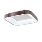 7770/56L AVRA LED SN 578 Светильник металл/белый/мокко LED (56Вт+14Вт) 3000-6000K 500х500 IP43 пульт ДУ+подсветка SHARMEL