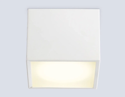 Светильник накладной TN6530 WH белый IP44 GX53 100*100*80