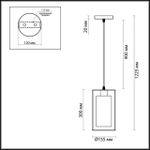 3731/1 SUSPENTIONI LN19 213 хром Подвес E27 1*60W 220V ELLIOT