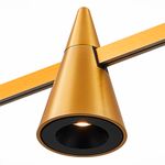 ST813.206.05 Магнитный трековый светильник FARM Золотистый LED 1*5W 3000K 272Lm Ra90 60 IP20 D70xH115 24V