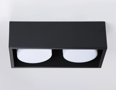 Светильник накладной TN70829/2 BK черный GX53/2 max 12W 200*100*60