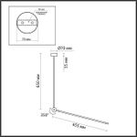 7101/15CL HIGHTECH ODL25 249 Потолочный светильник поворотн на 350° акрил/металл IP20 LED 15W 3000K 220-240V FODEN