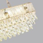 5070/14 HALL (В 2-Х КОРОБКАХ) ODL24 619 золото/прозрачный/матовый/металл/хрусталь/стекло Люстра E14 14*40W FIESTA