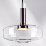 792110 Люстра DISCO 6W LED 300LM 120G БЕЛЫЙ/ПРОЗРАЧНЫЙ 3000K