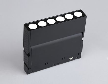 Светильник светодиодный поворотный для шинопровода Magnetic  GL4040 BK черный IP20 6W 4200K 48V 24° 115*22*105