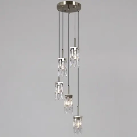 IL3600-5PSQ-26 AB DS светильник потолочный ILLUMICO, E14х5