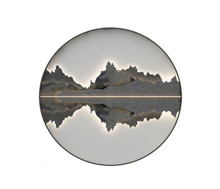 07829-80,19 Светильник диммируемый Палатин черный d80 h4 Led 110W (3000K-6000K) с пультом ДУ