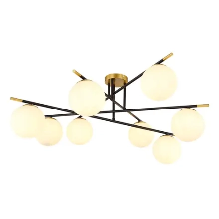 Потолочная люстра Arte Lamp ALCOR A2224PL-8BK, 8хE14