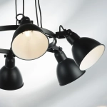 761167 Люстра ACROBATA 6х40W E14 ЧЕРНЫЙ Lightstar