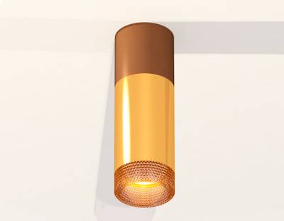 Комплект накладного светильника XS6327061 PYG/SCF/CF золото желтое полированное/кофе песок/кофе MR16 GU5.3 (C6304, A2010, C6327, N6154)