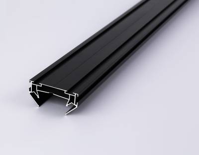 Корпус в натяжной потолок для накладного шинопровода Standard 220V GL7131 BK черный 2000*62*30