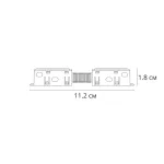 Коннектор токопроводящий прямой Arte Lamp OPTIMA A740333